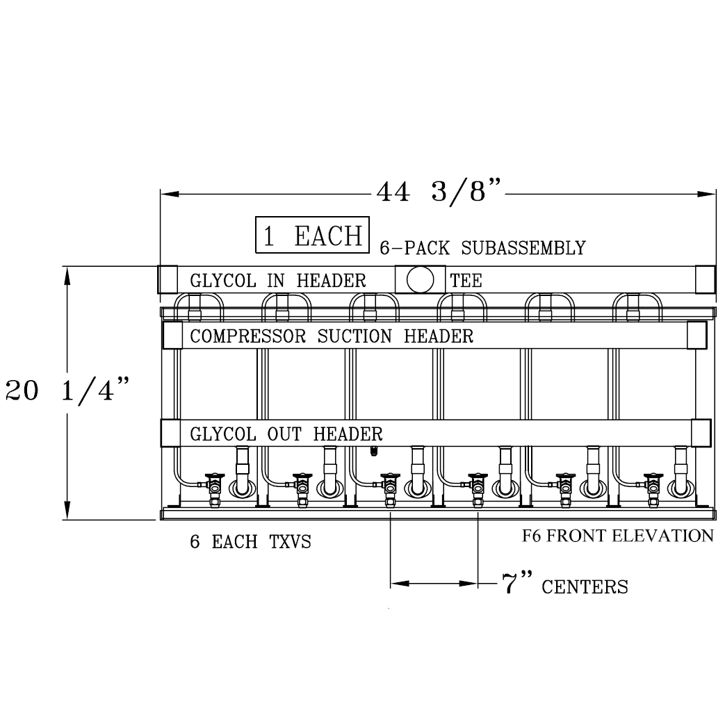 PRF6 R22 Replacement Evaporator Pro Refrigeration Inc prf6-r22-replacement-evaporator-pro-refrigeration-inc